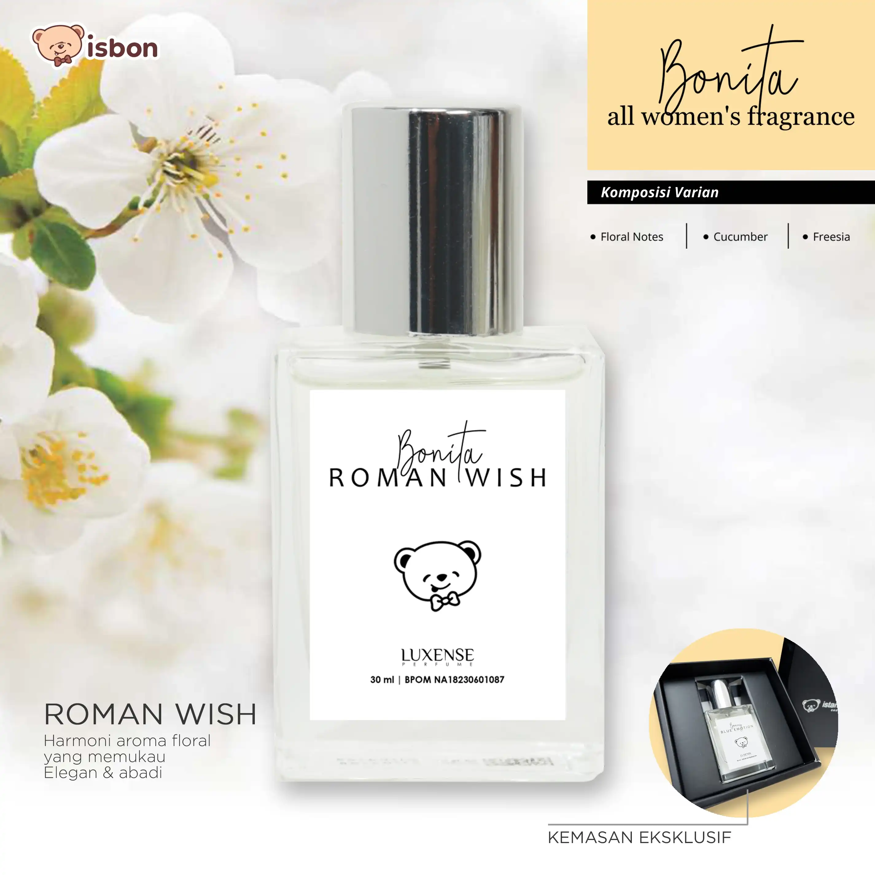 ISTANA BONEKA Parfum ROMAN WISH Minyak Wangi parfume