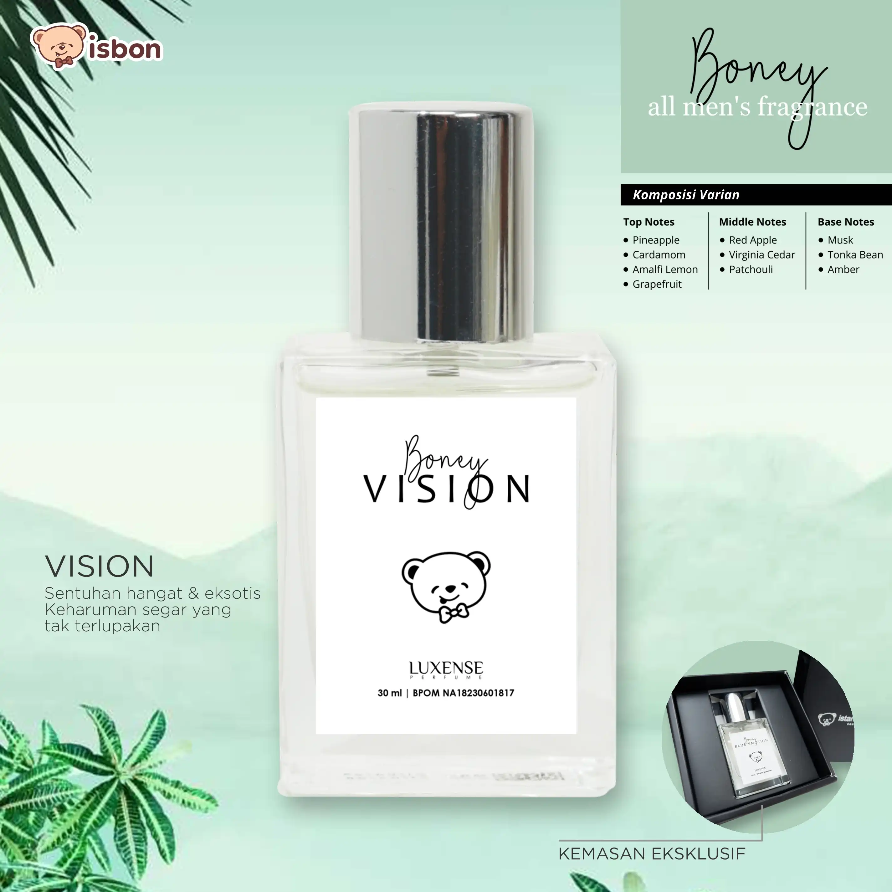 ISTANA BONEKA Parfum Boney VISION Minyak Wangi  parfume