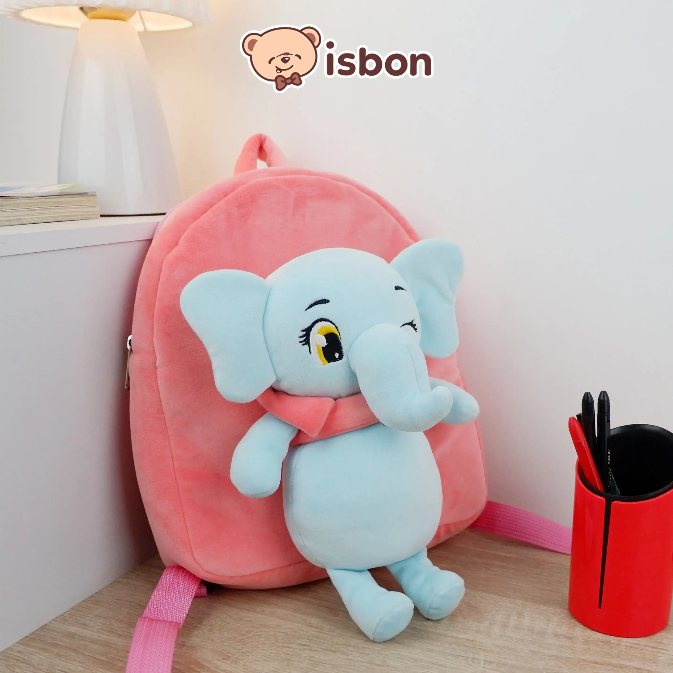 ISTANA BONEKA Tas Ransel Backpack Elephant Gajah Untuk Sekolah Anak Menggunakan Tas Punggung
