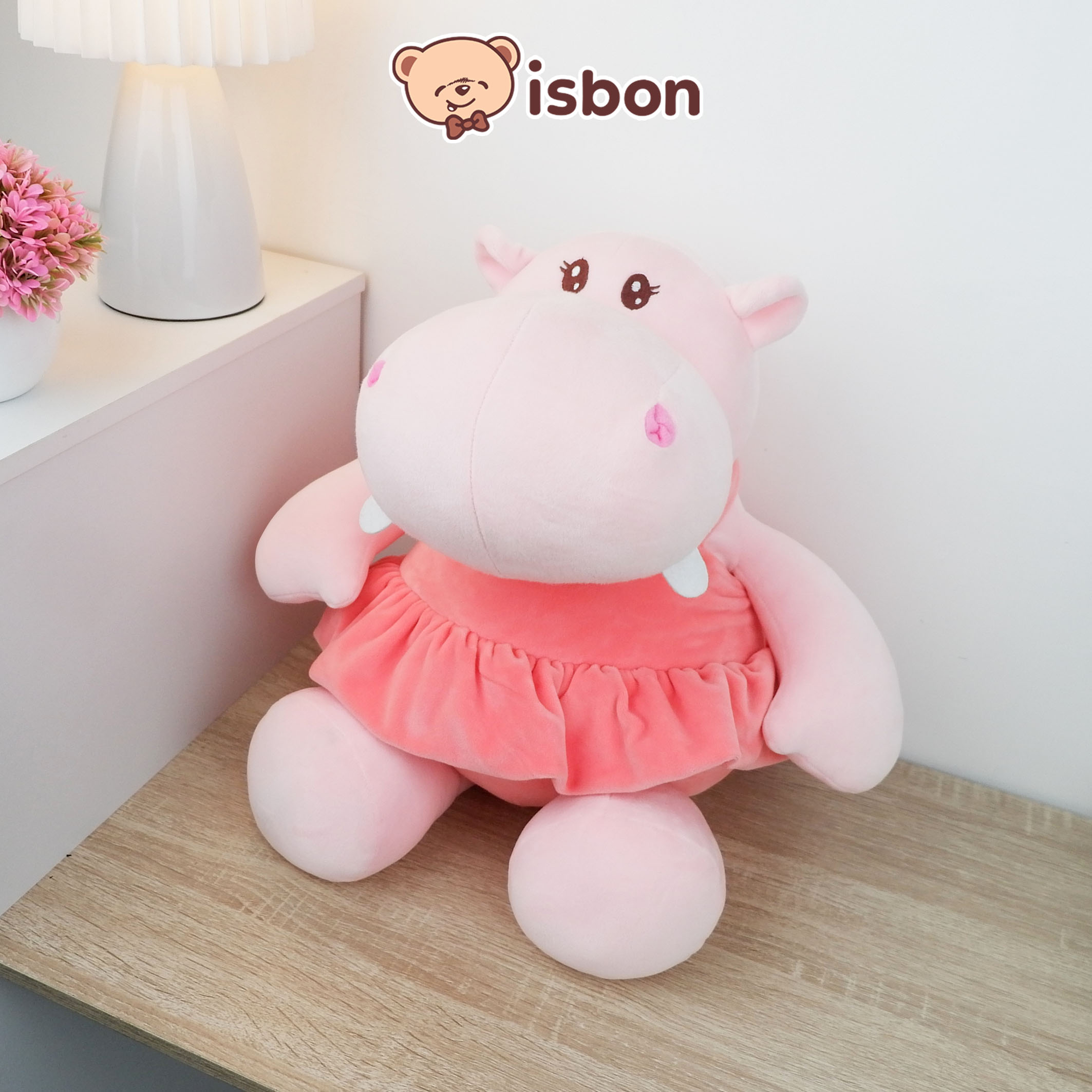 ISTANA BONEKA Floopy Hippo Hippy Kuda Nil Lucu Squisy Lembut Cocok Untuk Mainan Anak