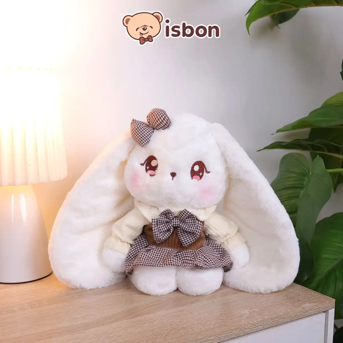 ISTANA BONEKA Kelinci Floopy Claudia Telinga Panjang Baju Dress Rabbit Bunny Pita Mainan Anak Hadiah Ulang Tahun Anniversary Cowok Cewek