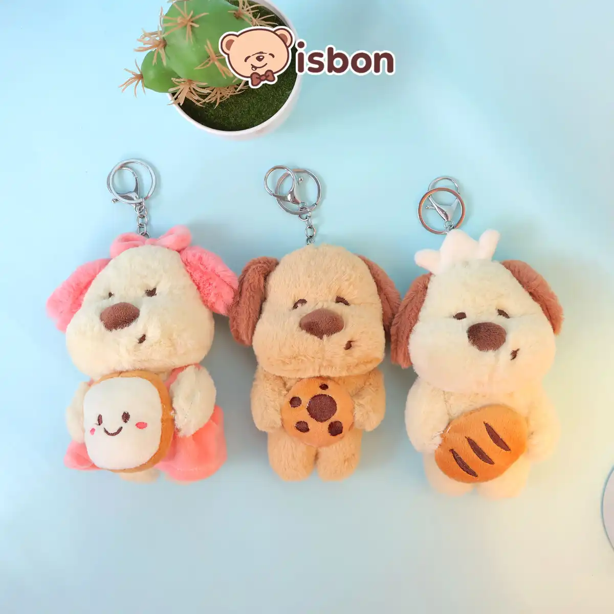 ISTANA BONEKA Gantungan Kunci Anjing Woopie Dog Lucu Keychain Aksesoris Tas Mainan Anak Dewasa Cowok Cewek Hadiah Kado Ulang Tahun