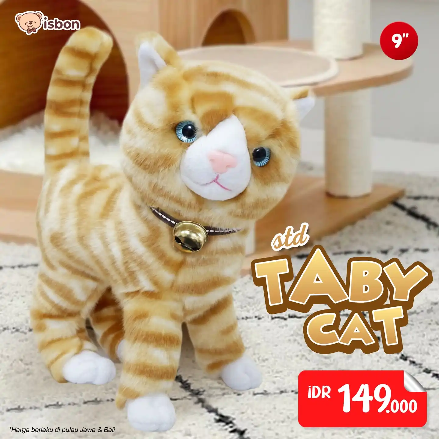 ISTANA BONEKA Kucing STD Taby Cat