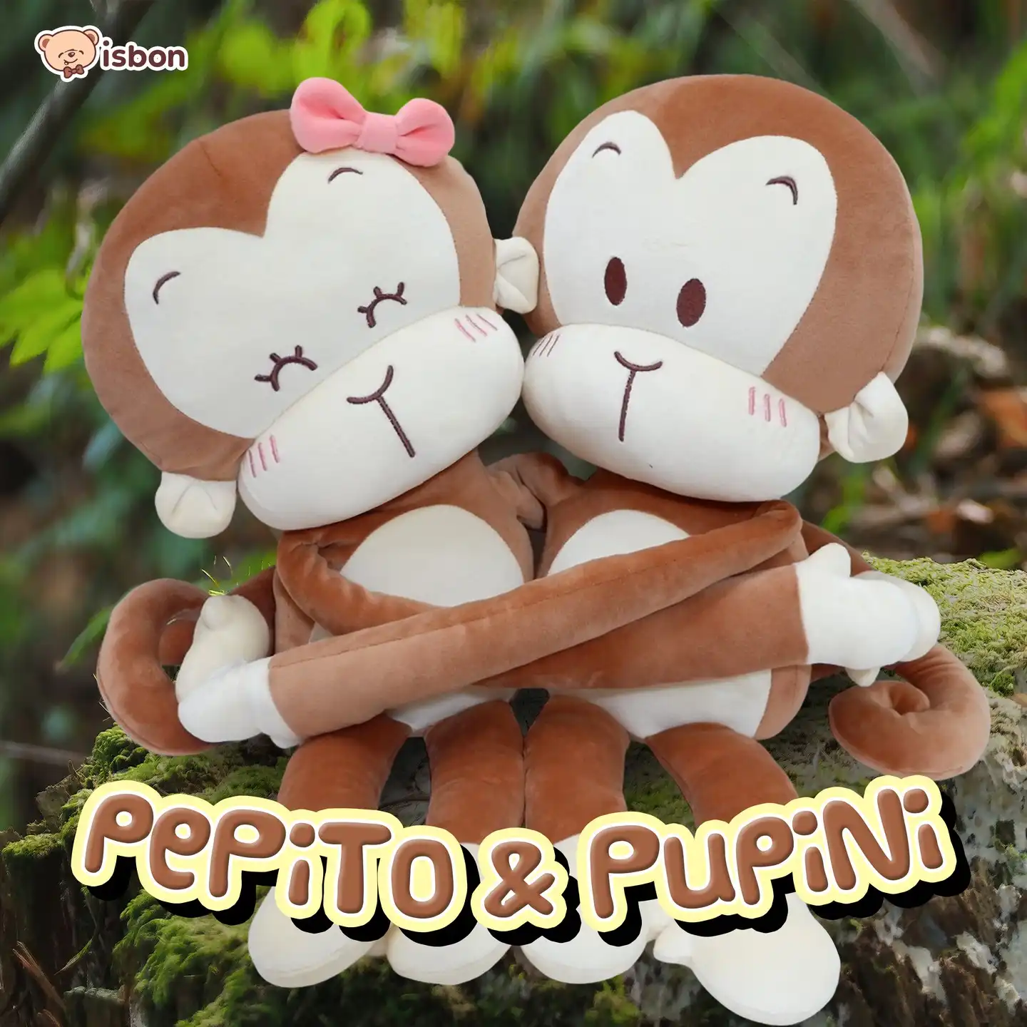 ISTANA BONEKA Monyet Pepito Pupini Brown Monkey 