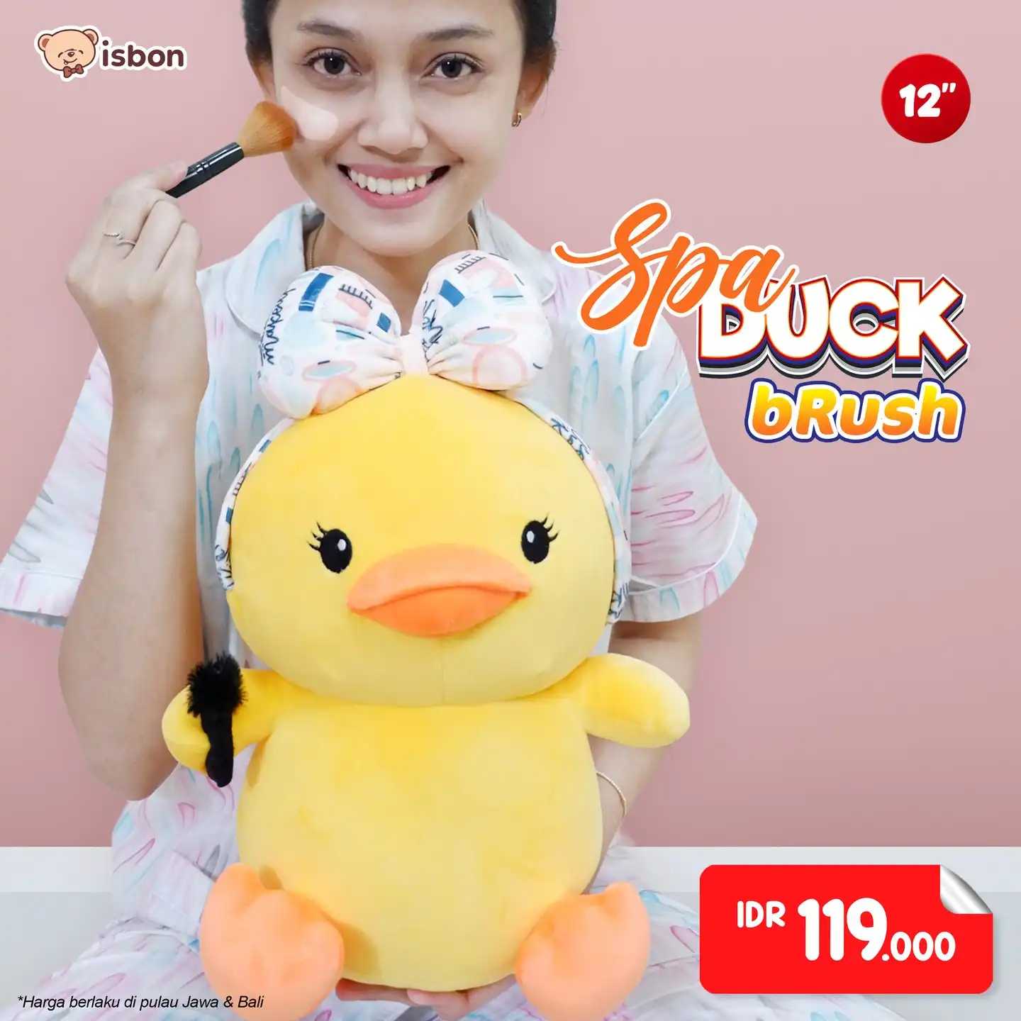 ISTANA BONEKA Bebek Duck Makeup Cucumber Brush