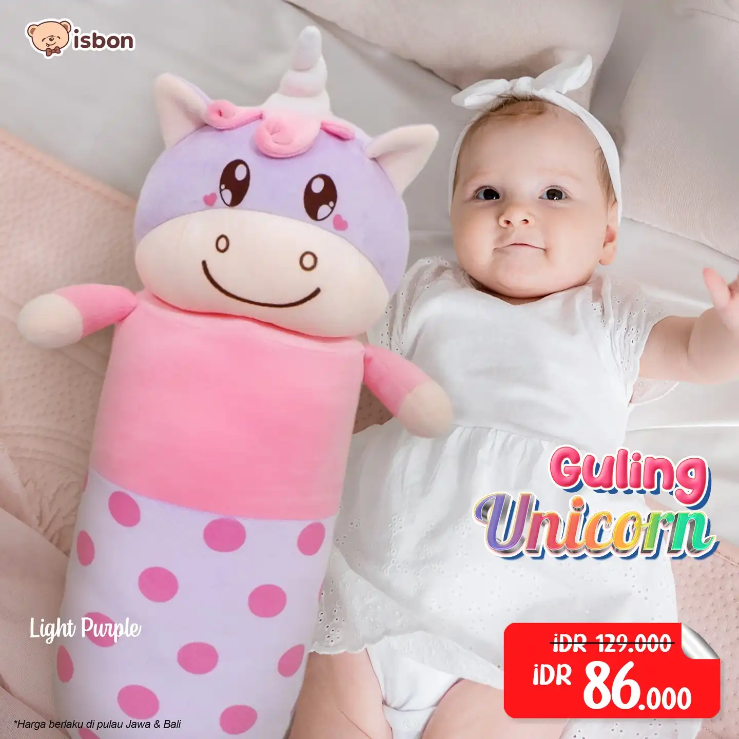 ISTANA BONEKA Guling Unicorn Kuda Poni