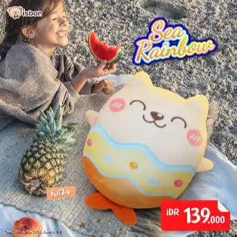 ISTANA BONEKA Bantal Ikan Laut Perpaduan Dengan Hewan Darat Sea Rainbow