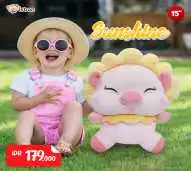 ISTANA BONEKA Babi Pig Sunshine Karakter Hewan Lucu