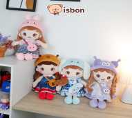ISTANA BONEKA Cewek Floopy Schoolmate Rambut Panjang With Topi Lucu Mainan Anak Hadiah Cewek Spesial