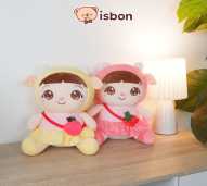 ISTANA BONEKA Cewek Cantik Floopy Tata With Hoodie Telinga Domba Lucu Mainan Anak Lembut Premium
