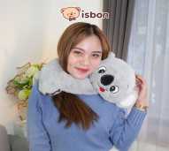 ISTANA BONEKA Koala Pat Doll Bulu Halus Boneka Peluk di Leher Pundak Hangat Multifungsi Mainan Anak Hadiah Spesial Ulang Tahun