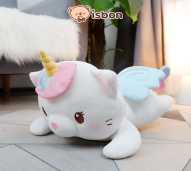 ISTANA BONEKA Kucing Tanduk Unicorn Tidur Ly Unicat Mainan Anak Cowok Cewek Hiasan Ruang Premium