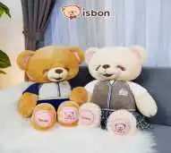 ISTANA BONEKA Beruang Boney Bonita Baju School Day Navy Bahan Premium Cocok Untuk Hadiah Mainan Anak