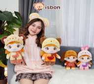 ISTANA BONEKA Cewek With Hoodie Friends Kepala Hewan Cantik Lucu Mungil Mainan Anak Hadiah Spesial Rabbit Cat
