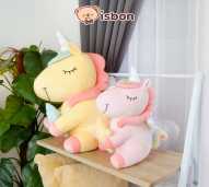 ISTANA BONEKA Sit Unicorn Duduk With Star Rainbow Bintang Kuning Mainan Anak Hadiah Spesial Premium