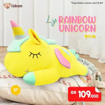 ISTANA BONEKA Unicorn Little Baby Kuda Pony LY RAINBOW UNICORN 11 Inch