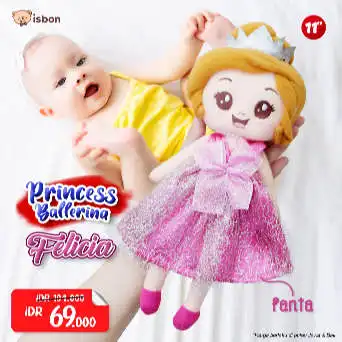 ISTANA BONEKA Karakter Princess Istana Boneka Felicia Balerina 