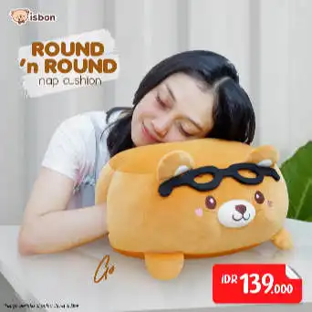 ISTANA BONEKA Penghangat Tangan Round Nap Cushion 
